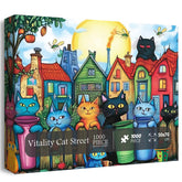 Vitality Cat Street Jigsaw Puzzle 1000 Pieces